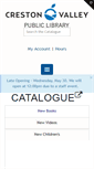 Mobile Screenshot of crestonlibrary.com